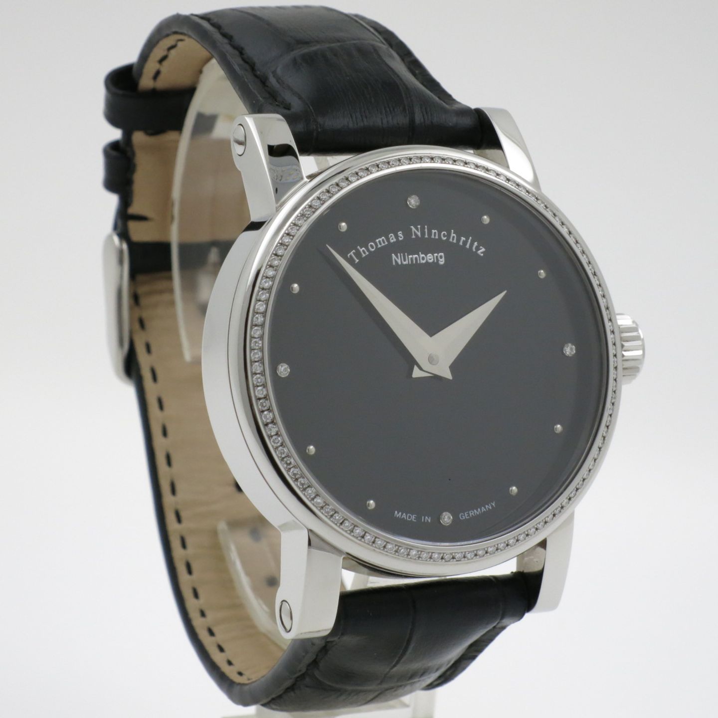 Thomas Ninchritz Black & Diamonds NI 2000.7 BL (2020) - Black dial 42 mm Steel case (6/8)